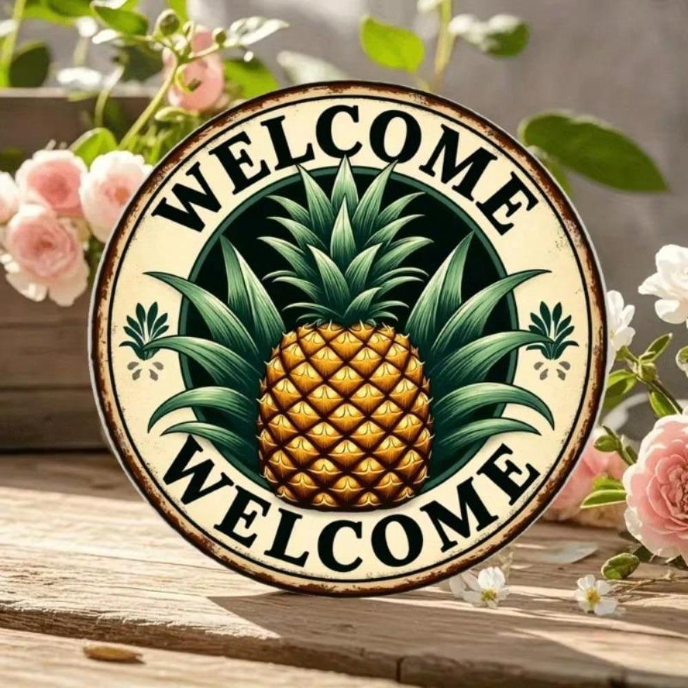 Vintage Tropical Metal Wall Art Home Decor Gift