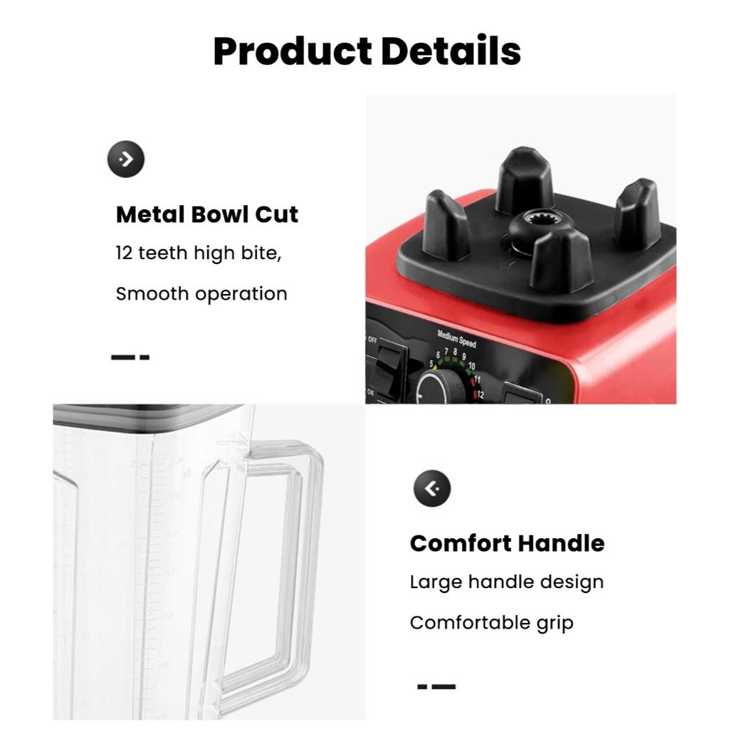 ArcticBreeze Versatile High-Power Blender Perfect For Making Shakes Soy Milk, Ice Crushing Fresh Juicing Smoothie Maker Kitchen Appliance