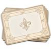 Pimpernel FDC-Fleur De LYS Placemats, Set of 4 - Decorative Cork Placemats with Elegant Motifs and a Protective Finish. Perfect for Everyday Meals, Sp