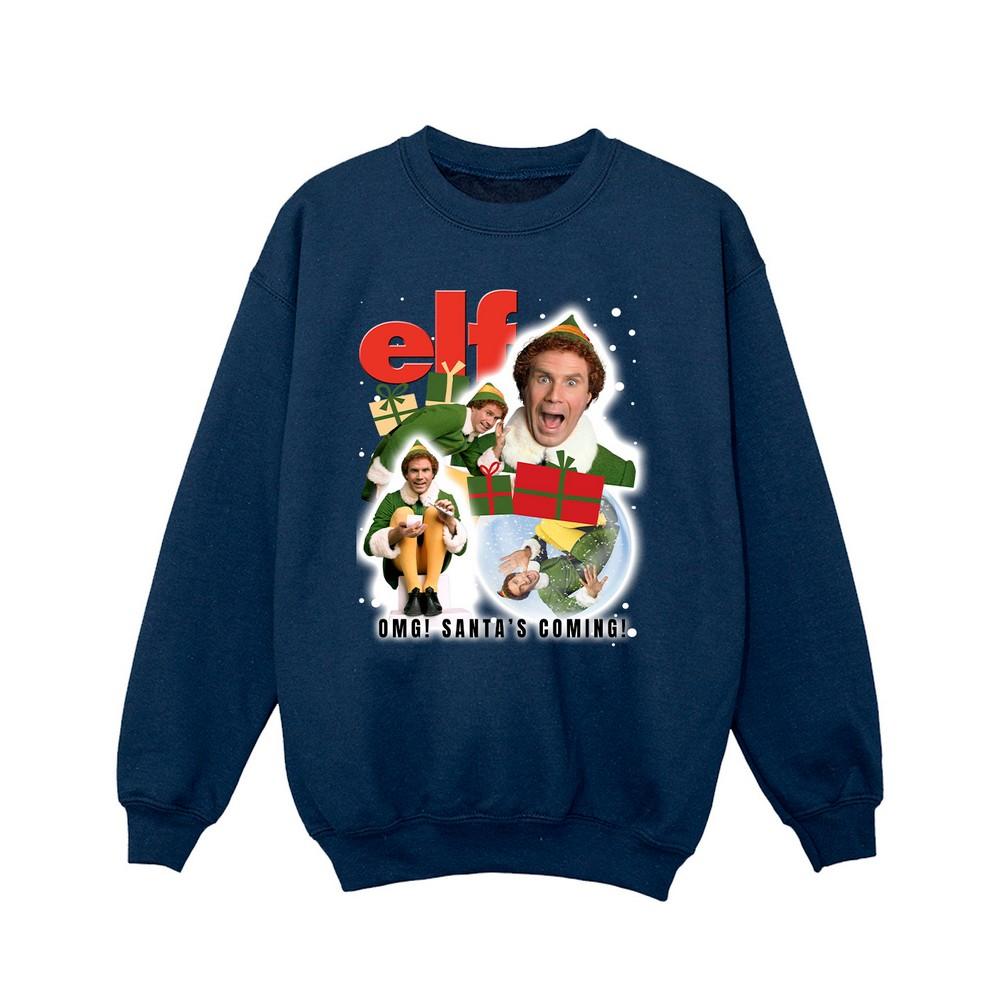 Elf Girls Buddy Snow Sweatshirt