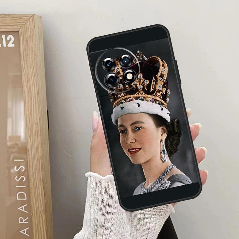 

England Queen Elizabeth II Case For OnePlus Nord CE 4 3 2 Lite 2T N10 N20 N30 OnePlus 12 11 9 10 Pro 8T 10T 12R Cover OnePlus 11