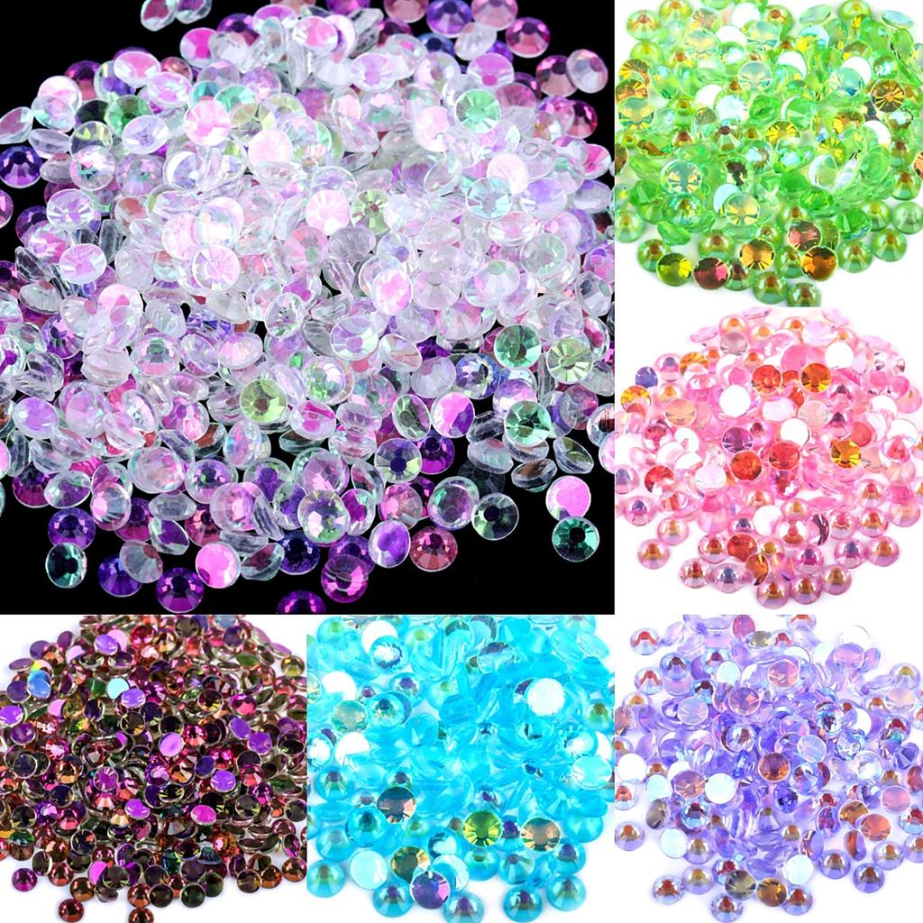 Weichen Aurora Diamond Series Fluorescent Diamond Glass Rhinestone Neon, Luminous Nail Art Jewelry Nail Mobile Phone Accessories