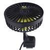 Car Rear Seat Fan USB Powered 3 Wind Speed 360 Deg Rotatable Quiet Portable Vehicle Cooling Fan for Cars SUV Motorhomes