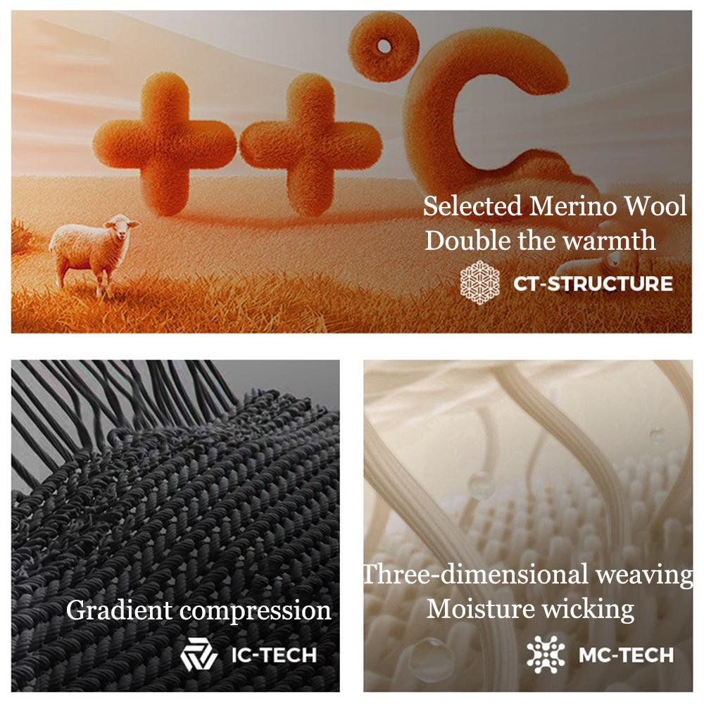 Kinder Merinowolle Skisocken Mädchen Jungen Thermische Winter Warme Dicke Atmungsaktive Socken zum Skifahren Snowboarden