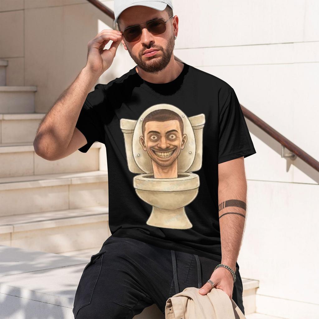 Skibidi Toilet Shirt Viral Tee D T Shirt Grh T Shirts Funny Outors High Quty Shortsv 2026 New Model Unisexs Shortsleeve Crewneck