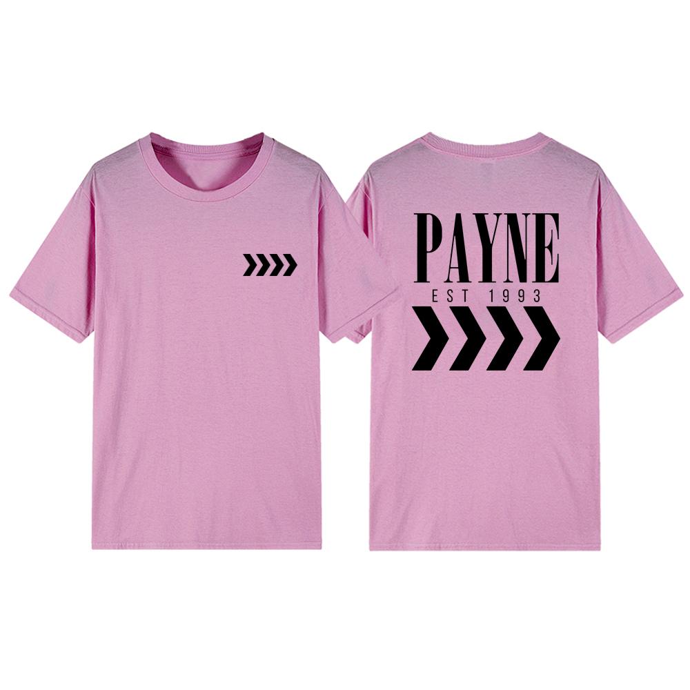 

Футболка с татуировкой Лиама Пейна Футболка памяти Лиама Пейна Женские футболки с графическим принтом в память о певце 1D Футболки M розовый