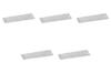 Set of 5 Kohiki Glazed New Long Plates X X Large Narrow Plates by Setomonohonpo [33.5 10.8 2.3 Cm]