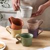 300ml Ceramic Cup Home Multicolor Breakfast Oat Cup Office Large Capacity Coffee Milk Cup Holiday Gift Kitchen Accessories