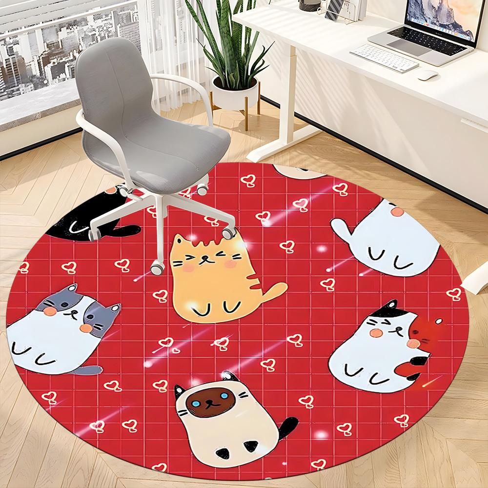 1pc Cats Carpet for Office, Non-slip, Soft and Durable Office Rug, Perfect for Office yy260128054