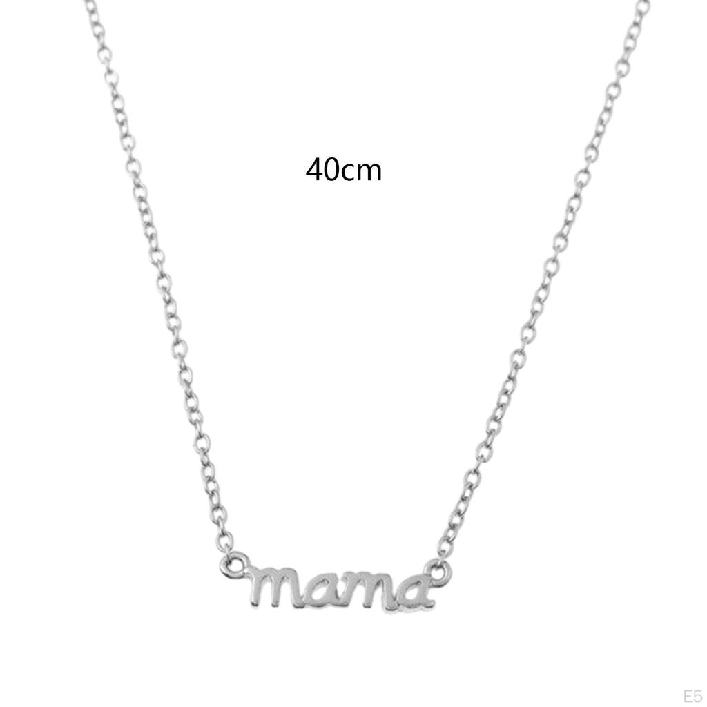 Naszyjnik na Dzień Matki Łańcuszek Biżuteria Mama Wisiorek Prezent dla Matki na Święta