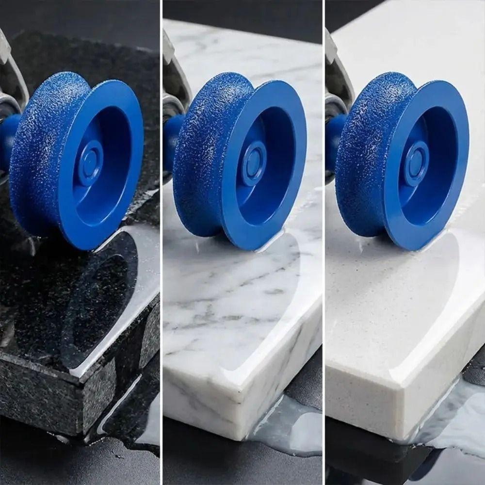 Solid Construction Semi-circular Stone Grinding Wheel Edge Trimming Wheel Quartz Stone