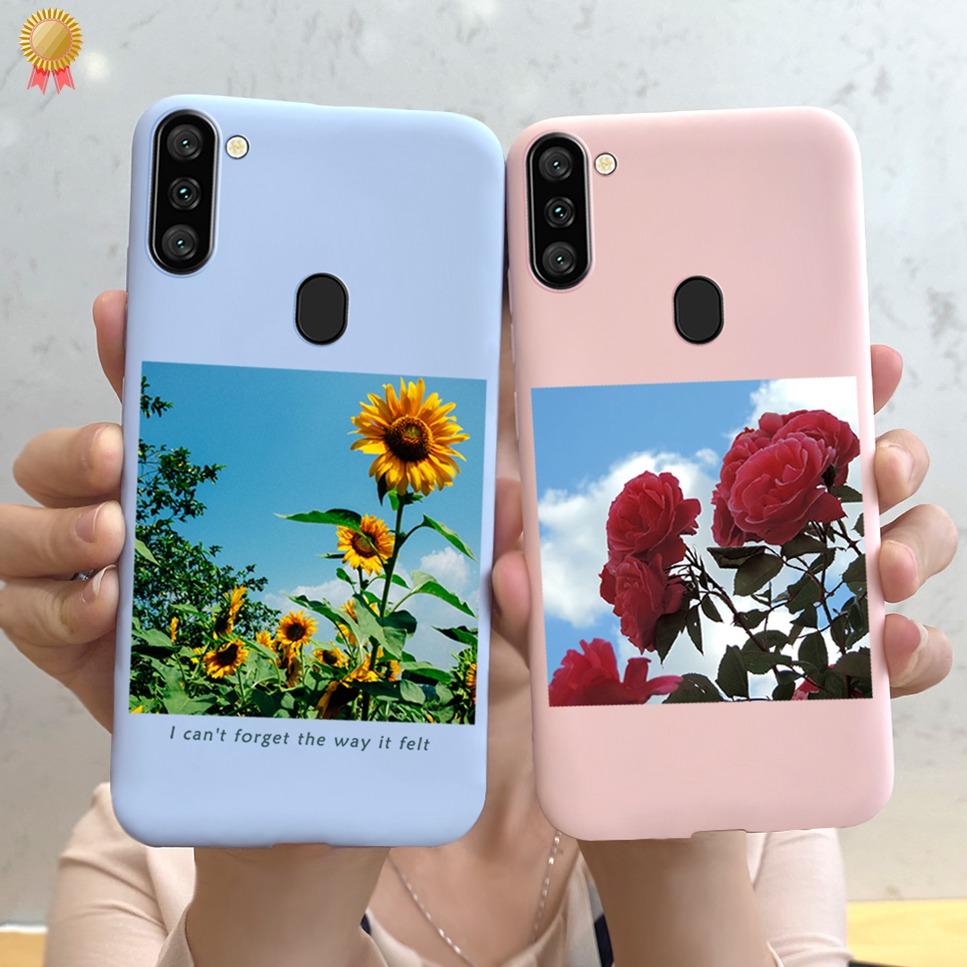 For Samsung Galaxy A11 Case Boy Girl Funny Cartoon Cat Women Silicone Back Case For Samsung Galaxy A 11 SM-A115F 6.4 Funda Cover
