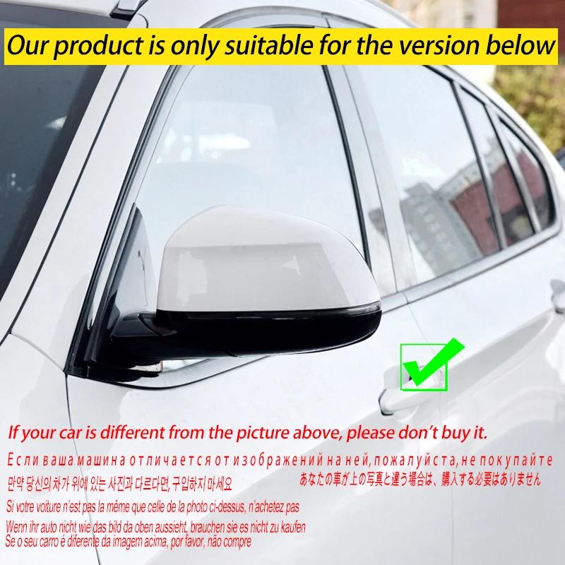 For BMW F25 X3 F26 X4 F15 X5 F16 X6 14-18 M Style Look Rearview Side Wing Mirror Cover Cap Carbon Fiber Pattern Black