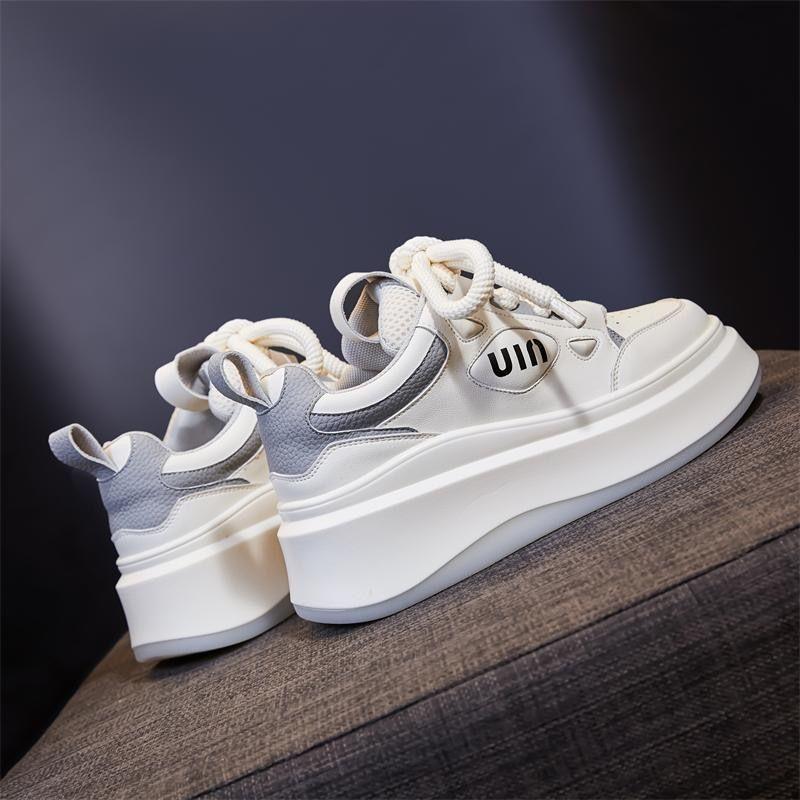 Versatile platform little white women's shoes heightening board shoes autumn high-end casual sports shoes