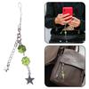 Cute Beaded Star Phone Chain Ornament Heart Beaded Cellphone Pendant Phone Lanyard Bag Charm for Fashionable Individuals