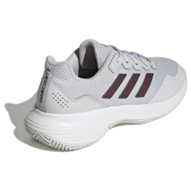 Adidas GameCourt 2.0 Grey Aurora Metallic Women Sneakers Grey-One Core-White IE0841