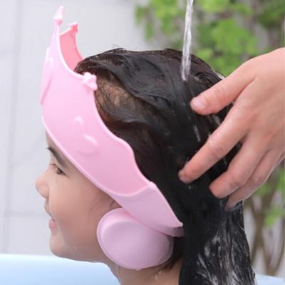 Baby Shower Soft Cap Nastavitelná čepice na mytí vlasů Pro děti Ochrana sluchu Bezpečné děti Šampon Koupání Sprcha Ochrana Pokrývka hlavy
