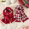New Angola Red Scarf Women's Winter Christmas with Knitted Shawl To Keep Warm and Soft Waxy Atmosphere Scarf