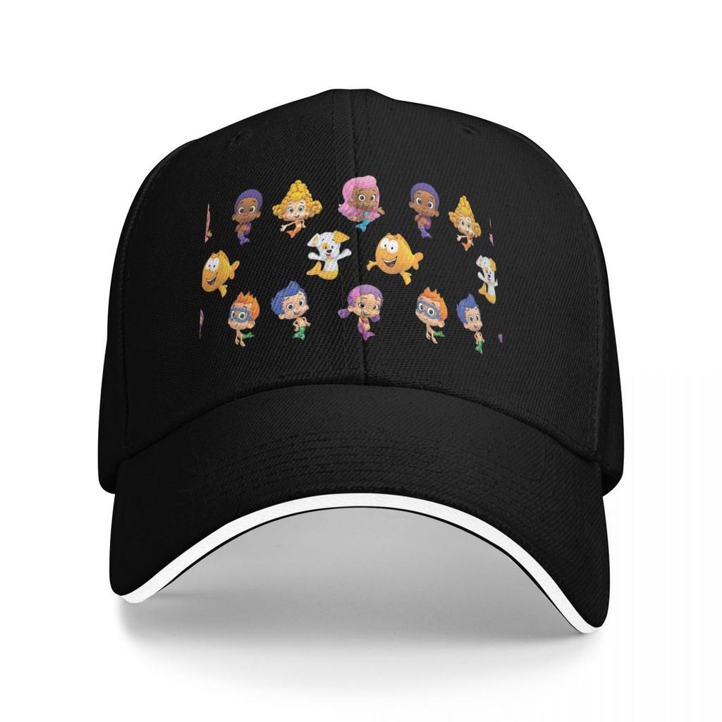 Unisex Baseball Hats All Bubble Guppies Together Cartoon Mermaids Kids  Summer Sports Baseball Caps Hip Hop Cap Casquette