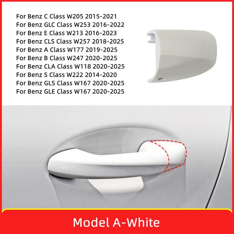 Mercedes C/E/S/GLC-Class Exterior Door Handle Cover W205 W253 Key Overlay
