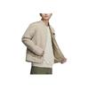 Adidas Three Stripe Logo Warm Windproof Sports Casual Cotton Jacket Men Jacket Khaki JE8571