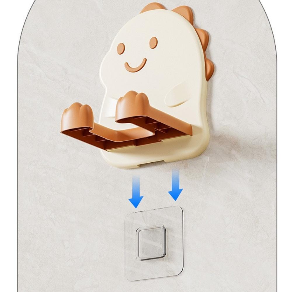 FLE Hair Dryer Holder Wall Mounted, Stainless Steel Self Adhesive Blow Dryer Holder Rack for Dyson Supersonic Hair Dryer,White