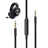 Quality Audios Cable with Microphones for G433 G233 GPRO X Headsets 3.5mm Wire Braide Design with Inline Controls