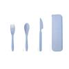 3In1 Portable Cutlery Set Reusable Home Travel Utensil Set Fork Spoon Knife with Box Dinnerware Set Picnic Camping Tableware