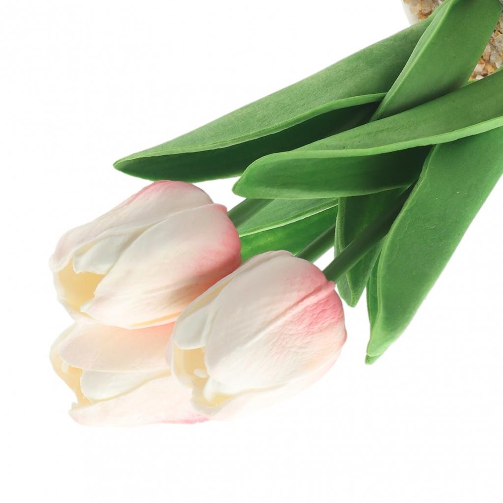 Artificial Flowers Party Decor Plastics Tulip Potted