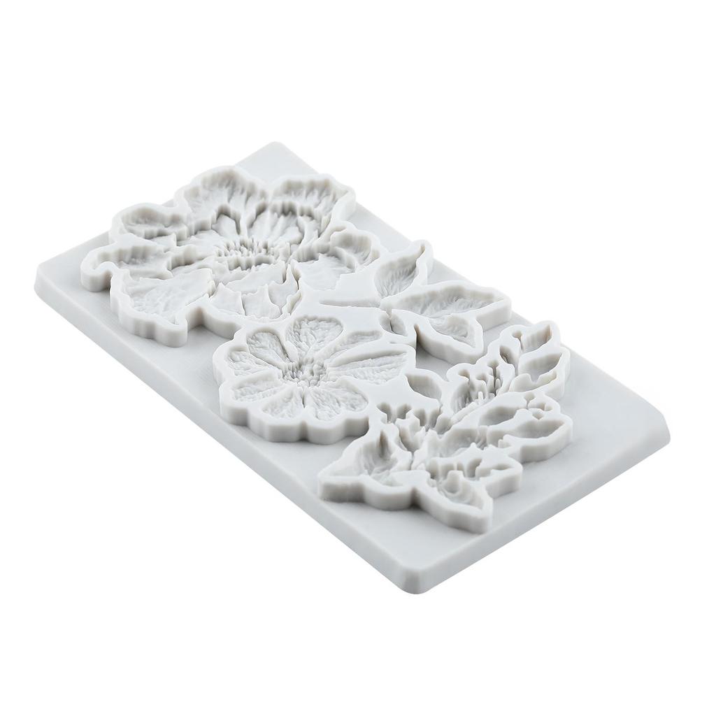Rose Silicone Mold Peony Fondant Molds Cake Decorating Tools Cupcake Topper Candy Sugar Craft Gum Paste Polymer Clay