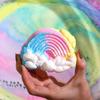 Bath Bomb Cloud Shaped Mango Scented Foaming 95g