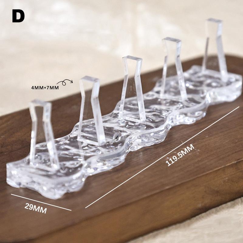 Non-Magnetic Nail Stand For Press On Nails Display Acrylic Nail Tips Practice Holder Reusable Nail Stand For Beginners Diy Salon