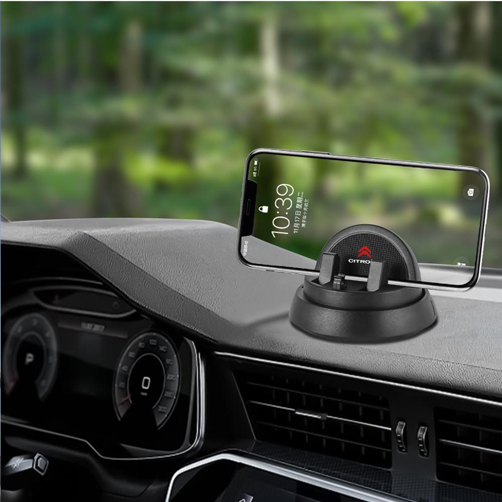1pc Car Mobile Phone Holder Bracket Non-Slip Mount Support With Number Plate For Citroen C3 C4 Berlingo C-ELYSEE C5 Aircross DS wzpc47