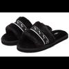 PUMA Fluff Remix Womens Slide Sandals Black Comfortable Stylish 385240-01