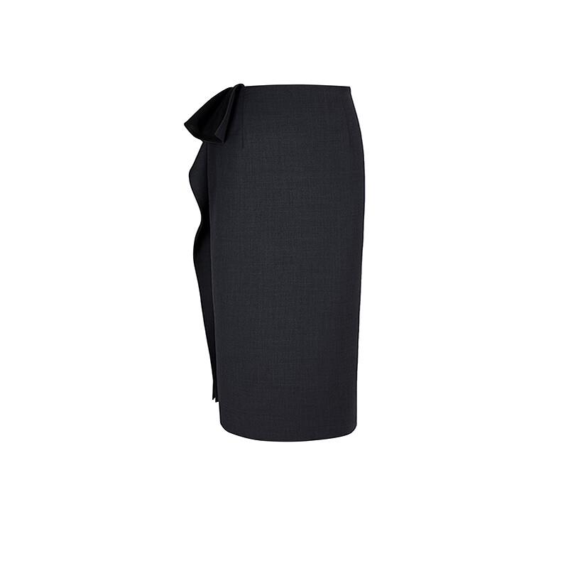 LESS 2025 Spring Casual Straight Long Skirt