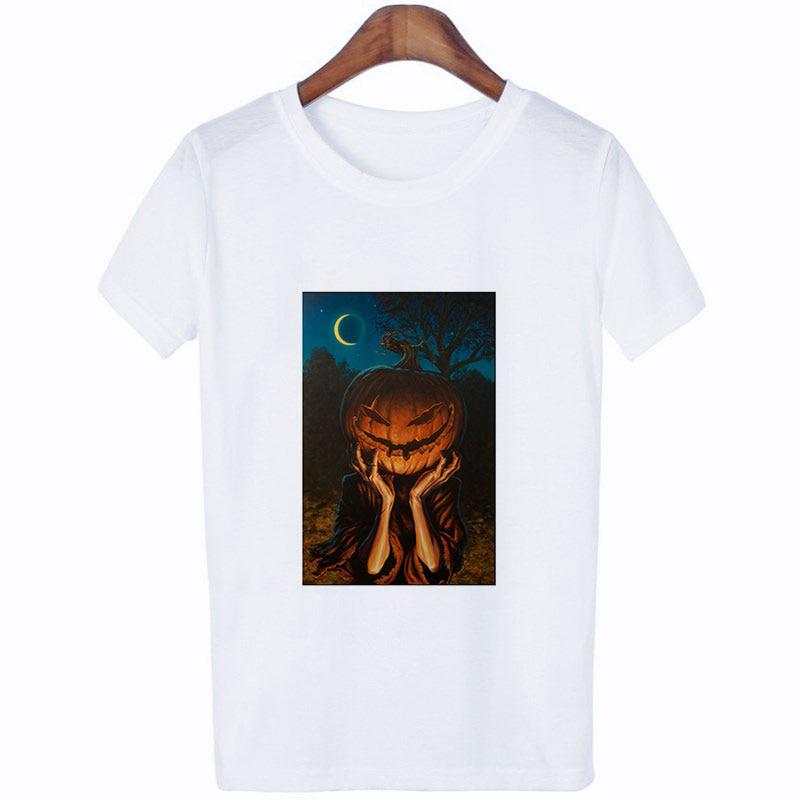 Sommer Retro Damen Halloween Lustige Cartoon Harajuku Damen T Shirt Gunstig Im Onlineshop Von Joom Kaufen