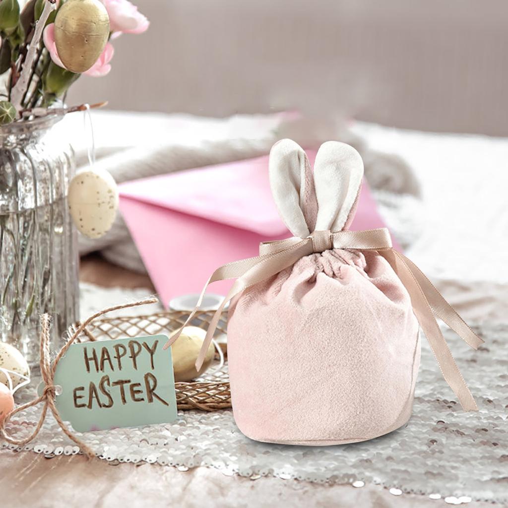 Osterhasen-Taschen Flauschig Kinder-Geschenktaschen Heimdekoration
