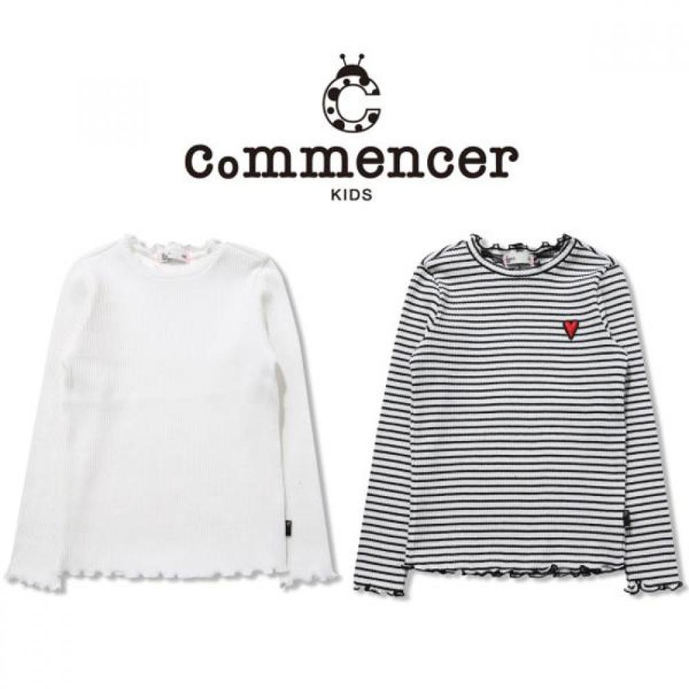 

[romance] Girls Ribbed T shirT Ow Off White/100