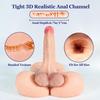 2.6KG Realistic 3D Muscular Male Torso Sex Doll - Flexible Girthy Dildo & Tight Anal Tunnel for Solo - Couple Use - Ideal for Men-Women-Couples