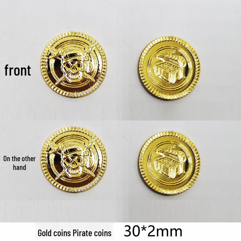 Pirate Gold Coin Simulation Game Ornaments & Chips