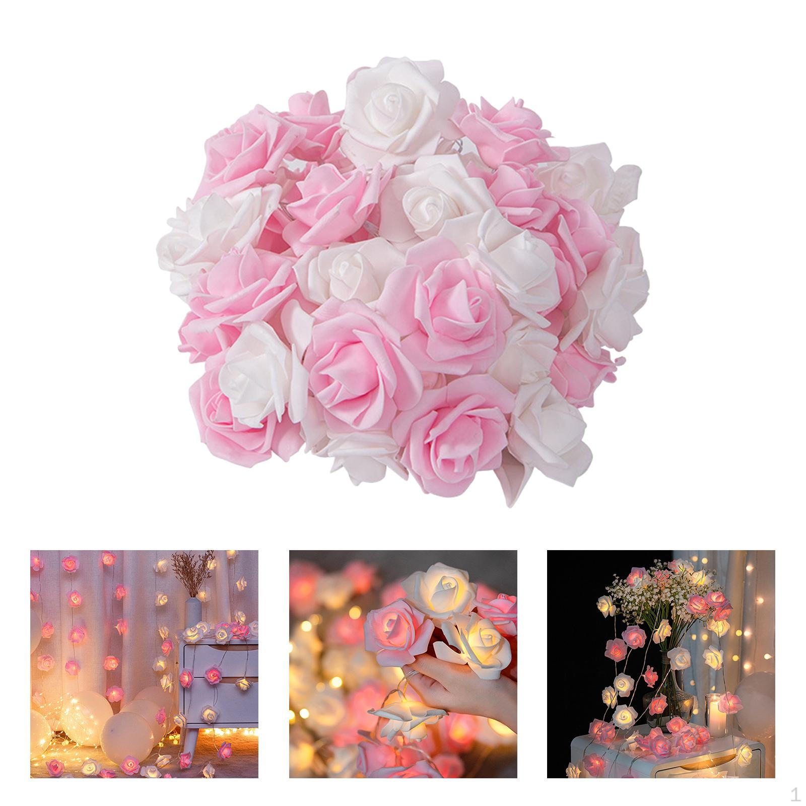 

Светодиодные гирлянды в форме розы 300 см Nolvety 20 светодиодов для вечеринки в честь Дня матери