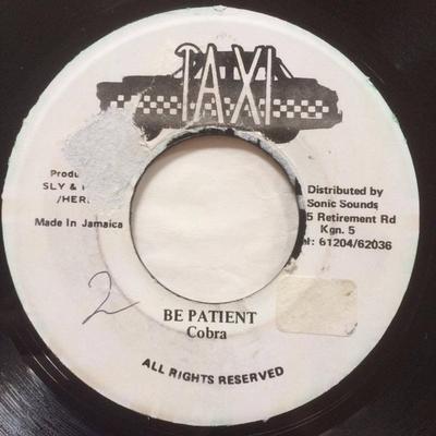 7inch Record MAD COBRA - Be Patient NONE Taxi Japan Reggae, Ska & Dub Used