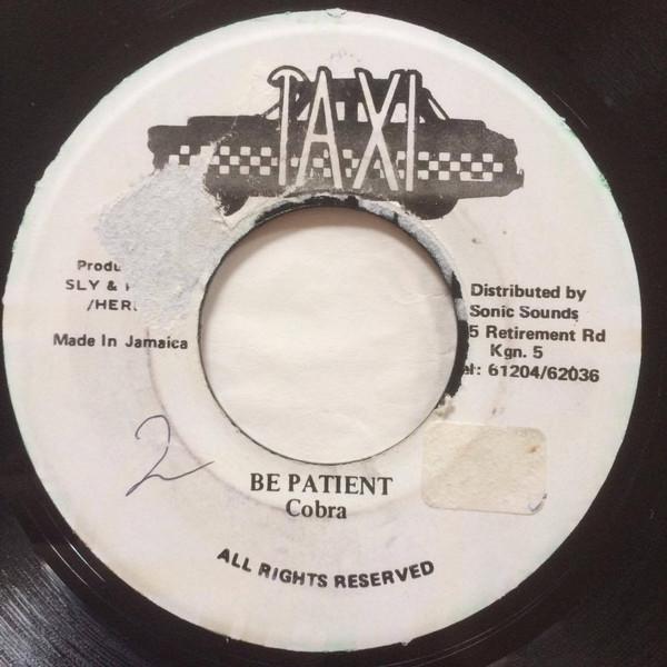 

7inch Record MAD COBRA - Be Patient NONE Taxi Japan Reggae, Ska & Dub Used