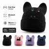 Stretchable Winter Knit Hat Knit Pullover Hat New Cat Ear Beanie Hat  Spring Autumn Winter
