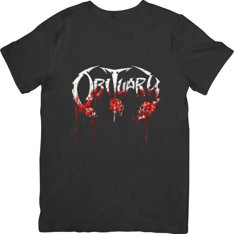Obituary Music Unisex Fit For Unisex Unisex Quality Cotton Tshirt Black