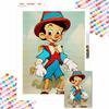 5D Diy Diamond Painting The Pinocchio of Spirit Full Drill Rhinestones Mosaic Embroidery Handmade Products Home Decor Gift
