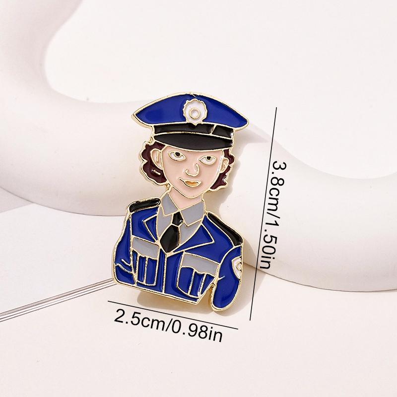 1 Stück Stoffzubehör Festivals Lehrer Krankenschwestern Polizist Geschenke für Freunde in verschiedenen Berufen Unisex