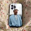 Rapper 2Pac Singer Tupac Square Matte Silicone Case For Iphone17 Air 16 15 14 13 12 11 Pro Max Plus Matte Basic Cover Case