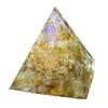 Orgonite Pyramid Chakra Natural Crystal Resin  Craft Jewelry Ornaments Crafts