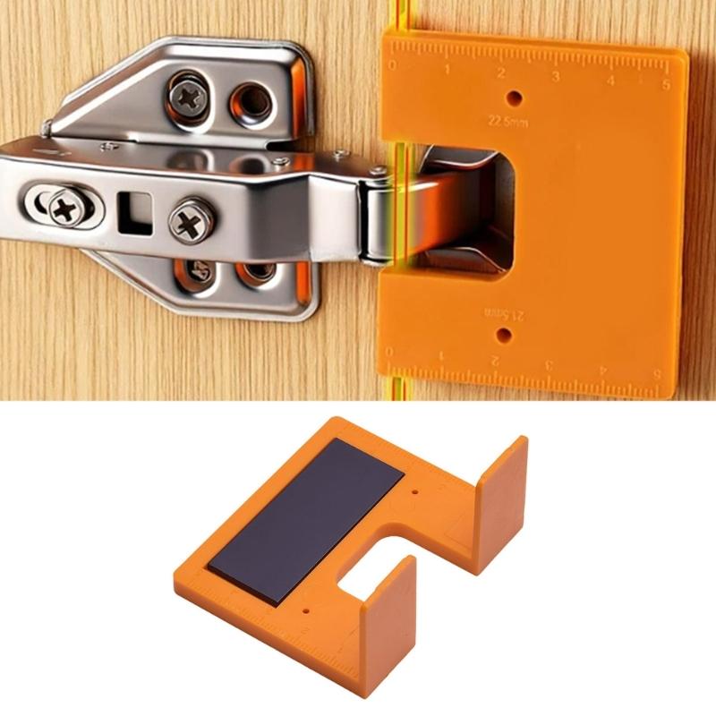 Staffe di Fissaggio Magnetiche Universali Porta dell'Armadio Area Magneti Grandi Tenuta Salda Plastica Spessa Affidabilità Installazione